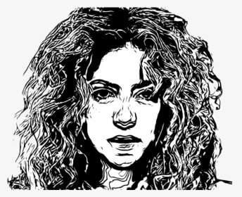 Stencil Shakira , Png Download - Illustration, Transparent Png, Transparent PNG