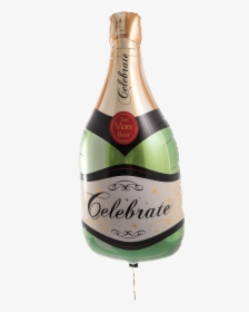 Green Champagne Bottle - Champagne, HD Png Download, Transparent PNG