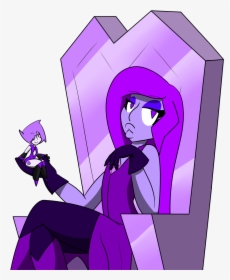 Purple Diamond - Cartoon - Cartoon Clipart Of A Diamond, HD Png Download, Transparent PNG