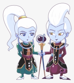 Lil Chibi Whis And Vodas To Go With My Dbchibi Collection - Chibi Whis, HD Png Download, Transparent PNG