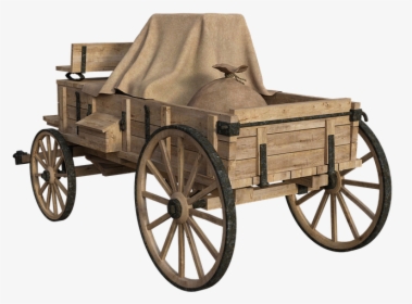 Wagon, Items, Covered, Wheels, Antique, Old, Horse - Old Items Png, Transparent Png, Transparent PNG