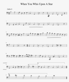 When You Whis Upon A Star Sheet Music 1 Of 1 Pages - Penelope Partitura Piano Pdf, HD Png Download, Transparent PNG