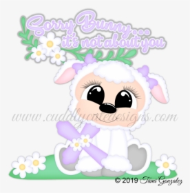 Easter Lamb - Cartoon, HD Png Download, Transparent PNG