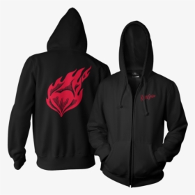 Heart On Fire Hoodie - Matchbox 20 Hoodie, HD Png Download, Transparent PNG