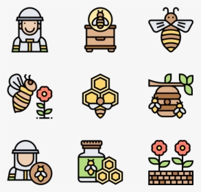Beehive Icons Free Vector - Icono De Colmena Png, Transparent Png, Transparent PNG
