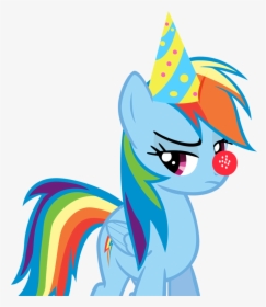 Clown Clipart Rainbow - Rainbow Dash Birthday Game, HD Png Download, Transparent PNG