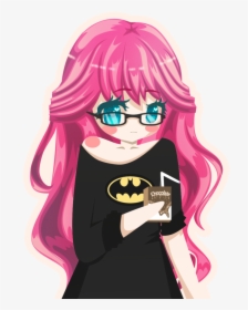 Chibi Anime Hair Female - Anime Girl Pink Hair Chibi, HD Png Download, Transparent PNG