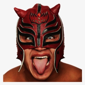 Rey Mysterio Devil Mask - Mask Rey Mysterio Face, HD Png Download, Transparent PNG