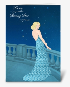 For My Shining Star Greeting Card - Gown, HD Png Download, Transparent PNG