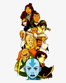 Alta From The Comics Team Avatar, Avatar Aang, Avatar - Avatar Aang Comic Design, HD Png Download, Transparent PNG