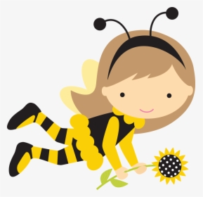 Bumble Bee Girl Clipart, HD Png Download, Transparent PNG