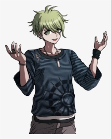 Amami With The Eyebrow Piercing Spike Chunsoft Promised - Danganronpa V3 Rantaro Meme, HD Png Download, Transparent PNG