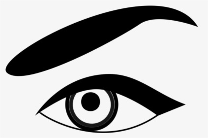 Line Art,eye,eye Liner - Kilay Black And White, HD Png Download, Transparent PNG
