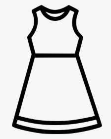 Cloth Dress Fashion Women Tunics Frock Comments - Dress Icon Png Free, Transparent Png, Transparent PNG