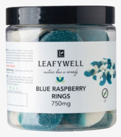 Leafywell 750 Mg Cbd Blue Raspberry Rings - Cosmetics, HD Png Download, Transparent PNG