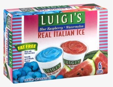 Luigi's Real Italian Ice Blue Raspberry, HD Png Download, Transparent PNG