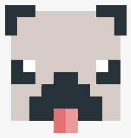 Minecraft Png Images - Make A Pug Face In Minecraft, Transparent Png, Transparent PNG
