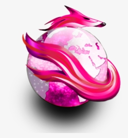 Pink Firefox Icon - Firefox Png Icon Pink, Transparent Png, Transparent PNG