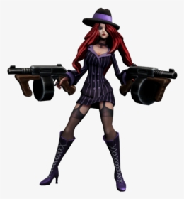 Mafia League Of Legends Model Computer Video Game - Lol Cowgirl Miss Fortune 3d Model, HD Png Download, Transparent PNG