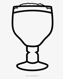 Goblet Beer Glass Coloring Page, HD Png Download, Transparent PNG
