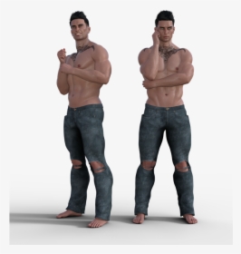 Man Muscular A Fitness Muscles Sexy Athlete - Full Body Sexy Men Png, Transparent Png, Transparent PNG