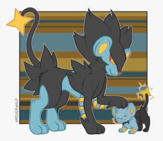 [r] Shinx And Luxray - Cartoon, HD Png Download, Transparent PNG
