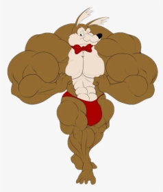 Transparent Coyote Png - Wile E Coyote Muscles, Png Download, Transparent PNG
