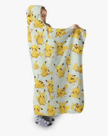 Gearhuman 3d Pokemon Pikachu Custom Hooded Blanket - Paw, HD Png Download, Transparent PNG