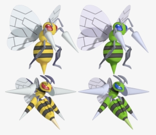 Pokemon Beedrill 3d Model, HD Png Download, Transparent PNG