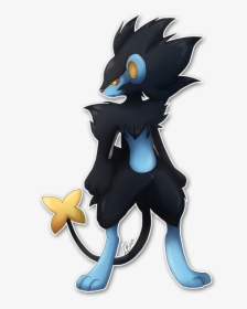 Luxray Anthro , Png Download - Lucario And Luxray Fusion, Transparent Png, Transparent PNG