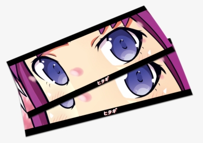 Senjougahara Eyes Slap - Cartoon, HD Png Download, Transparent PNG
