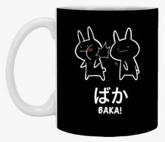 Funny Anime Baka Rabbit Slap 11 Oz Mug - Baka Japanese T Shirt, HD Png Download, Transparent PNG