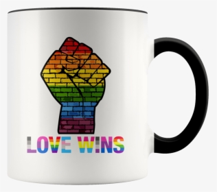 Lgbt Pride Love Wins Raised Fist Mugs - Don T Give A Fuck Unicorn Mug, HD Png Download, Transparent PNG