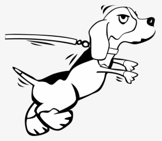 Perro Clipart Colorful Dog - Cartoon Dogs On A Leash, HD Png Download, Transparent PNG