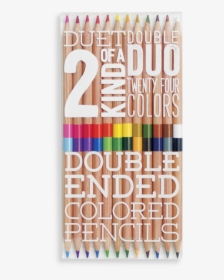 Double Sided Colored Pencils, HD Png Download, Transparent PNG