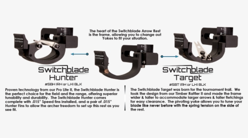 Switchblade System - Bodoodle Switchblade Hunter Arrow Rest, HD Png Download, Transparent PNG