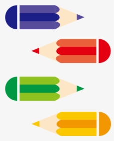 Drawing Geometry Colored Pencil - Pencils, HD Png Download, Transparent PNG