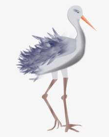 Egret,stilt,water Bird - Bird With 2 Legs, HD Png Download, Transparent PNG
