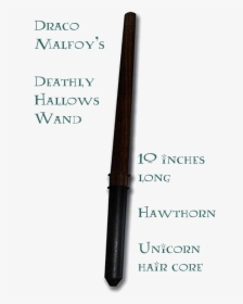 Draco Malfoy Wand 1, HD Png Download, Transparent PNG