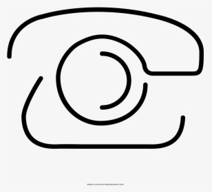 Telephone Coloring Page - Line Art, HD Png Download, Transparent PNG