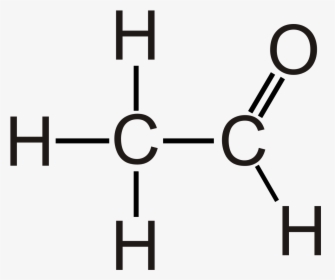 Acetaldehyde Chemistry Structural Formula Structure - Acetaldehyde Structural Formula, HD Png Download, Transparent PNG
