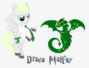 Draco Malfeu Draco Malfoy Pony Harry Potter Rainbow - Mlp Harry Potter Cutie Marks, HD Png Download, Transparent PNG