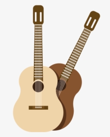 Guitar Flat Flamenco Design Free Clipart Hq Clipart - Acoustic Guitar Vector Png, Transparent Png, Transparent PNG
