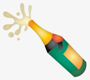 Champagne Emoji Png - Emoji, Transparent Png, Transparent PNG