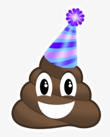 Party Poopers Pop Studios Props Ⓒ - Poop Emoji Birthday Hat, HD Png Download, Transparent PNG