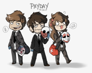 Payday 2 And Dark Souls, Oh Good, Let The Chaos Zewihander - Payday 2 Cartoon Png, Transparent Png, Transparent PNG