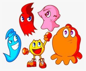 Ghost Clipart Old Man - Pac Man New Ghost, HD Png Download, Transparent PNG