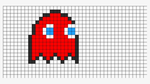 Pac Man Ghost Perler Bead Pattern / Bead Sprite - Back To The Future Pixel Art, HD Png Download, Transparent PNG