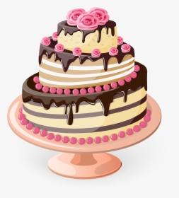 Birthday Cupcake Bakery Wedding Christmas Transprent - Happy Birthday Cake Png, Transparent Png, Transparent PNG