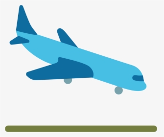 Transparent Airplane Emoji Png - Landing Airplane Emoji, Png Download, Transparent PNG